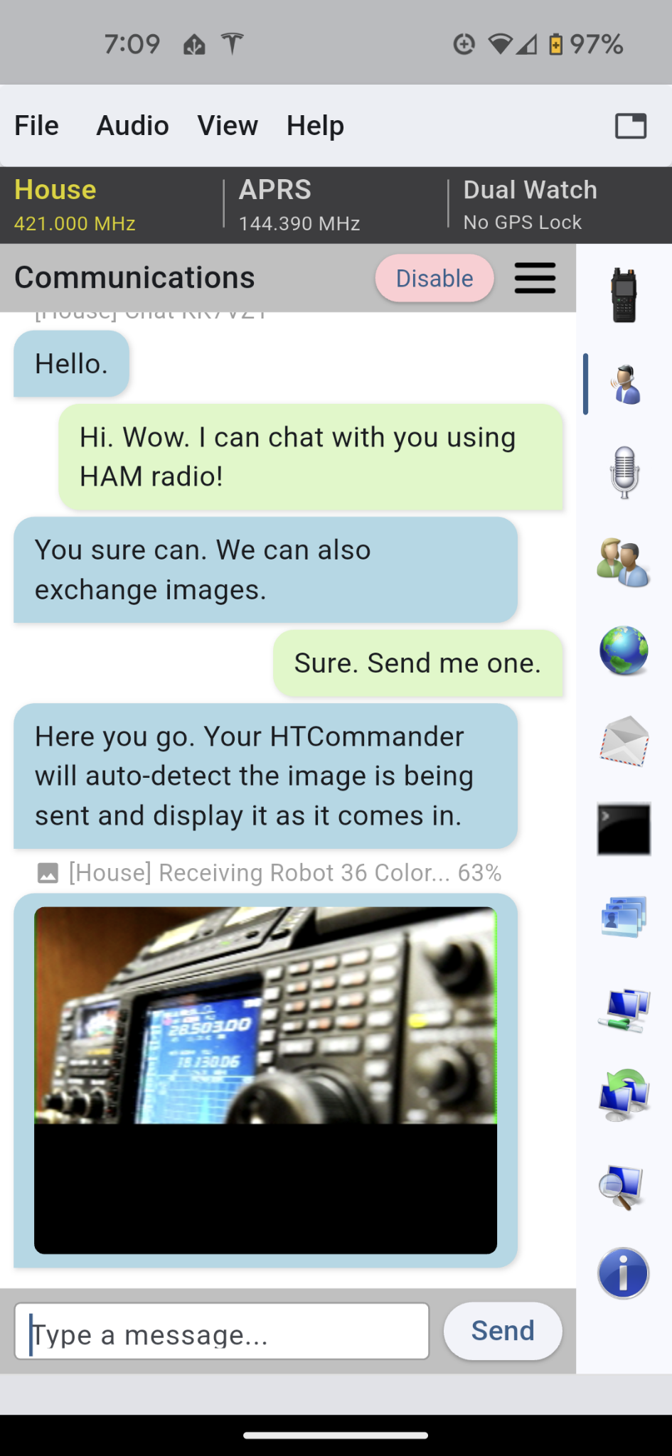 Messaging on Android